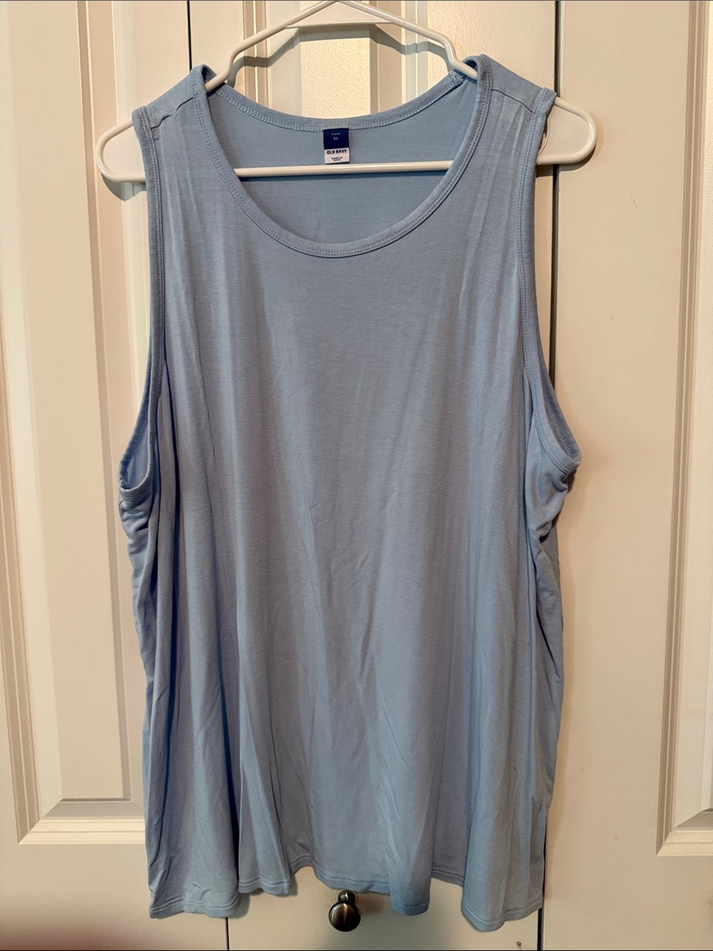 Old Navy Pale Blue Scoop Neck Tank Top